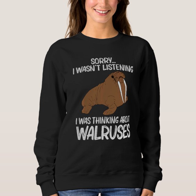 Cool Walrus For Men Women North Pole Pacific Arcti Sweatshirt (Front)