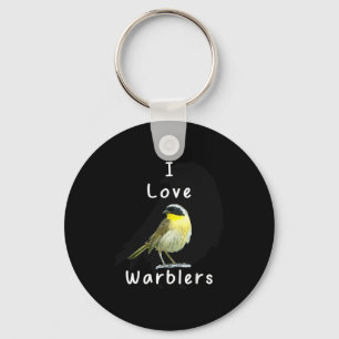 Cool Warbler _ Bird Watchers Keychain