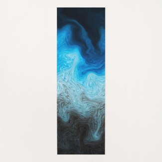 Cool Warped Atmosphere - Yoga Mat