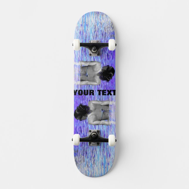 ~Cool Water~ SKATE DECK, CUSTOMIZE IT! Skateboard Deck (Front)