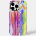 Cool Watercolor Abstract ZigZag Case-Mate iPhone 14 Pro Max Case
