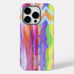 Cool Watercolor Abstract ZigZag Case-Mate iPhone 14 Pro Case