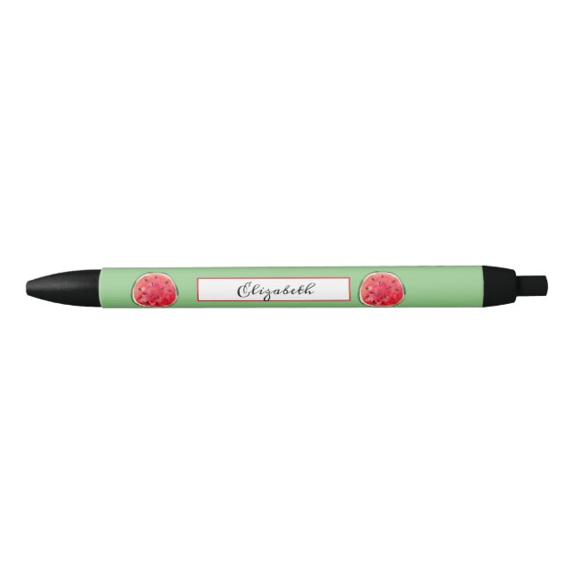 Cool Watercolor Watermelon Green Pen (Front)