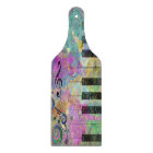 Cool Watercolors Splatters Colorful Piano