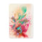 Cool watercolours treble clef music notes swirls