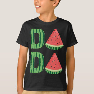 Cool Watermelon Dada Funny Dad Family Vacation Sum T-Shirt