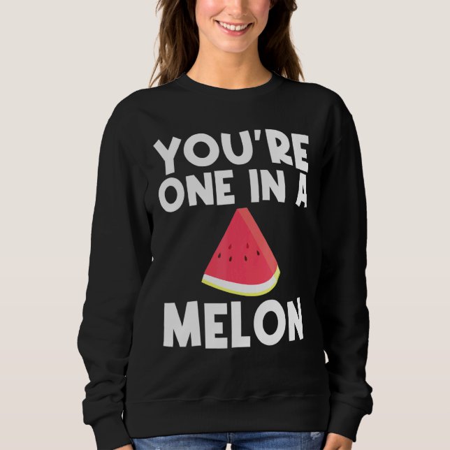 Cool Watermelon For Men Women Red Melon Fruit Beve Sweatshirt (Front)