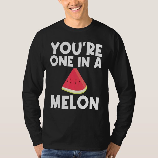 Cool Watermelon For Men Women Red Melon Fruit Beve T-Shirt (Front)