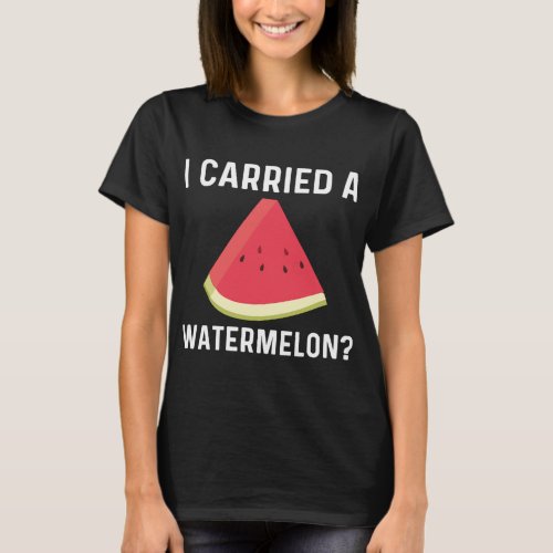 Cool Watermelon Gift For Men Women Red Melon Fruit T_Shirt