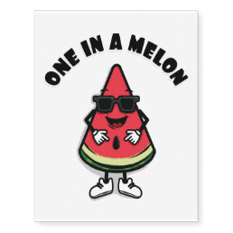 Cool watermelon one in a melon temporary tattoos
