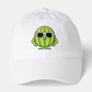 Cool Watermelon Sunglasses Cartoon Graphic Hat