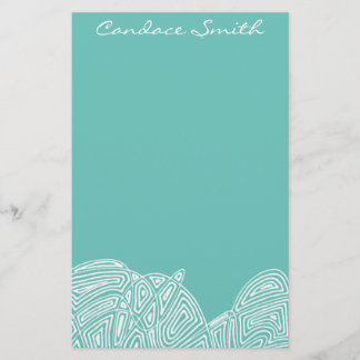 Cool Waves Personalized Stationery