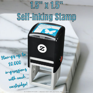 Cool We are on Social Media FOLLOW US! Trodat 4924 Self-inking Stamp