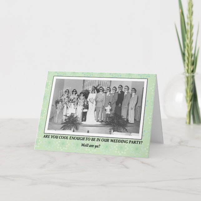 Cool Wedding Party Invite (Front)