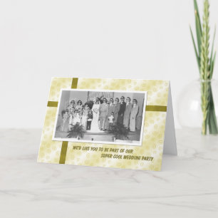 Cool Wedding Party Invite