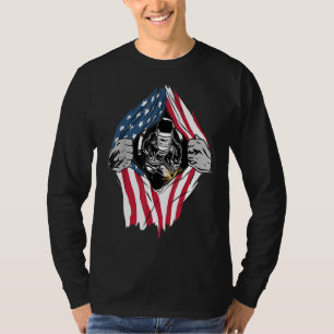 Cool Welder Usa Patriotic American Flag Welder Gif T-Shirt