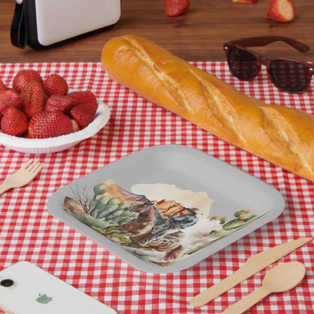 cool Western cowboy lovers Paper Plates (Picnic)