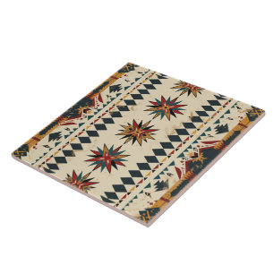 Cool Western Indian pattern Ceramic Tile