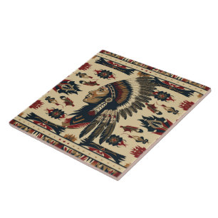 Cool Western Indian pattern  Ceramic Tile