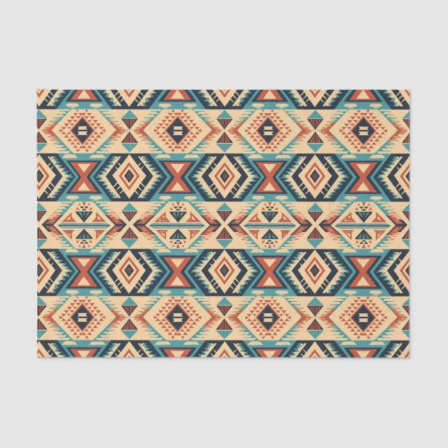 Cool Western lovers pattern decoupage  Tissue Paper (Front)