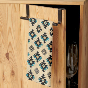 Cool Western tiled pattern Kitchen Towel
