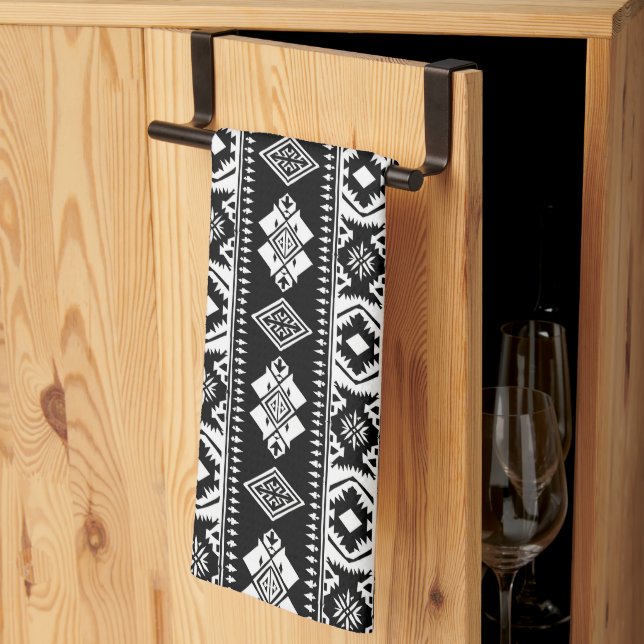 Cool Western tiled pattern Kitchen Towel (Thirds Fold)