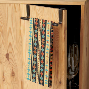 Cool Western tiled pattern Kitchen Towel