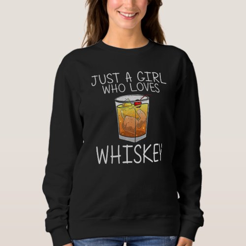 Cool Whiskey For Girls Kids Malt Whisky Alcohol Bo Sweatshirt