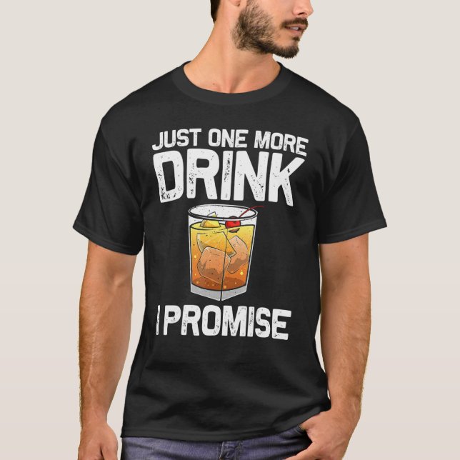 Cool Whiskey For Men Women Malt Whisky Alcohol Bou T-Shirt (Front)