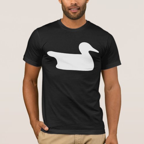 Cool White Duck Decoy T_Shirt