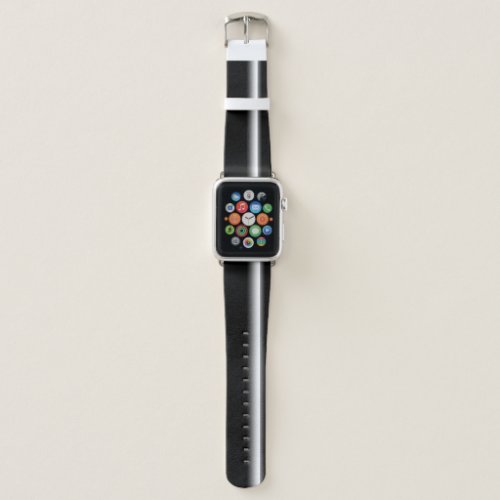 Cool White Electric Flash Apple Watch Band
