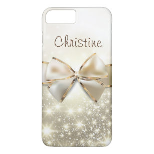 Cool White Gold Glitter Case-Mate iPhone 8 Plus/7 Plus Case
