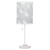 Cool White Golf Ball Texture, Golfer Table Lamp (Right)