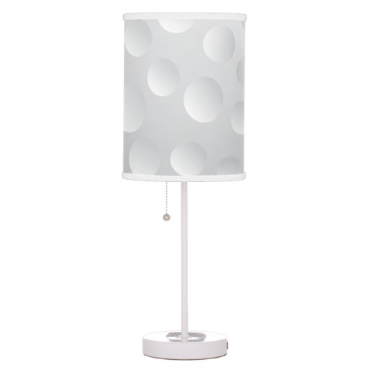 Cool White Golf Ball Texture, Golfer Table Lamp (Right)