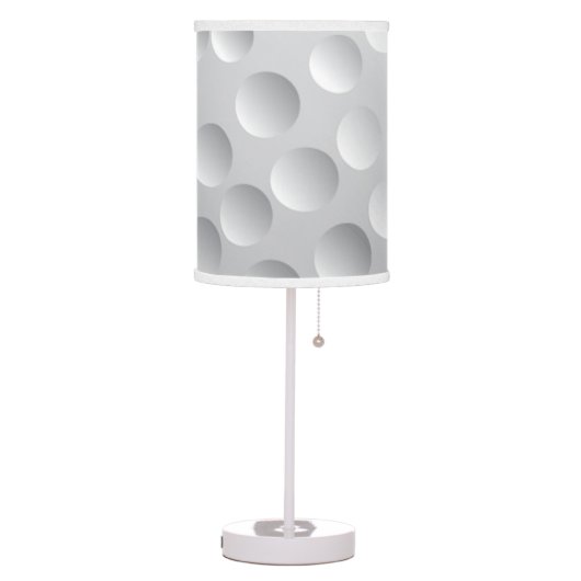 Cool White Golf Ball Texture, Golfer Table Lamp (Left)