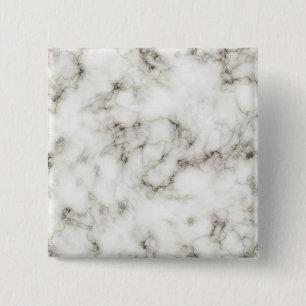 Cool white marble stone texture square button