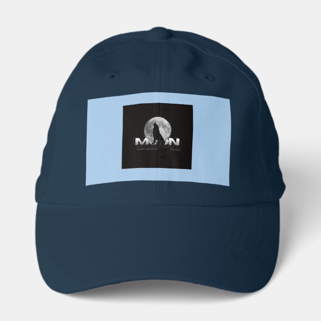 Cool Wild Animal Nature Typography Performance Cap (Front)
