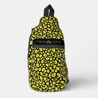 Cool Wild Black And Yellow Stylish Cheetah Pattern