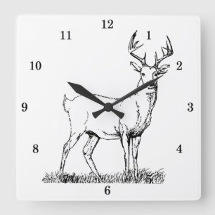 Cool Wild Deer Wall Clock