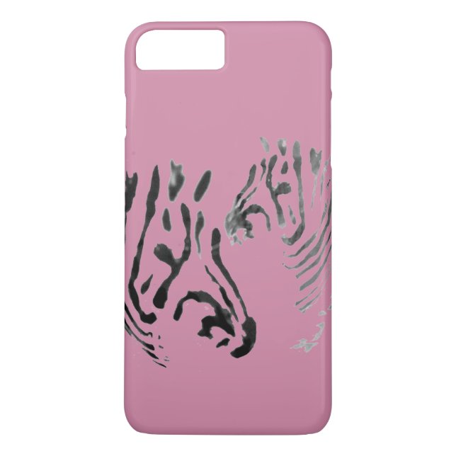 Cool Wildlife Art Animal Print Zebras Case-Mate iPhone Case (Back)