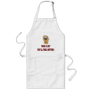 Cool Wine a Bit Apron! Long Apron