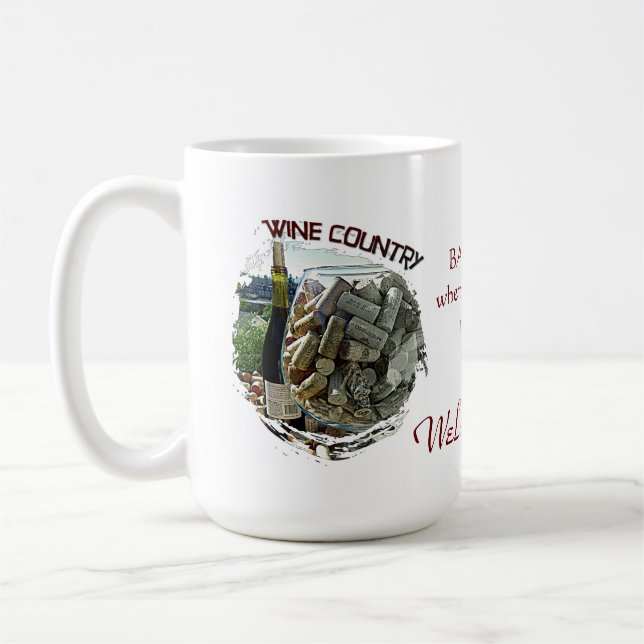 Cool Wine Country Coffee Mug! Mug (Left)