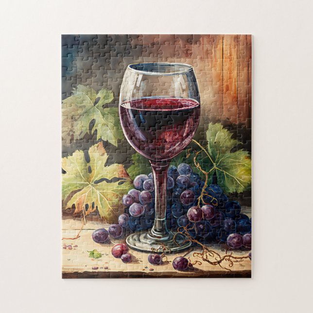 Cool wine lovers  jigsaw puzzle (Vertical)