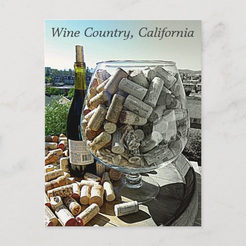 Cool Wine Postcard Postcard
