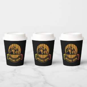 cool witches brew Halloween party Paper Cups