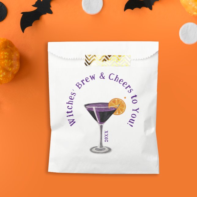 Cool Witches Night Out Purple Drink Cocktail Cheer Favor Bag (Creator Uploaded)