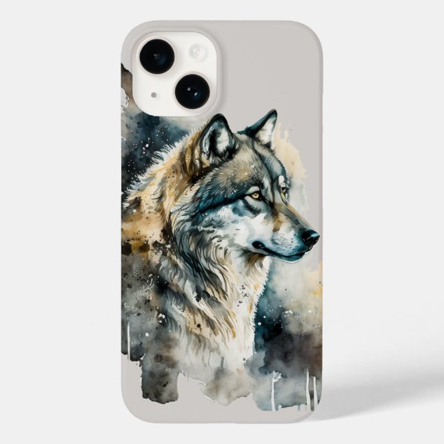 cool wolf animal lovers Case-Mate iPhone case (Back)