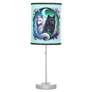 Cool wolf animal lovers  table lamp