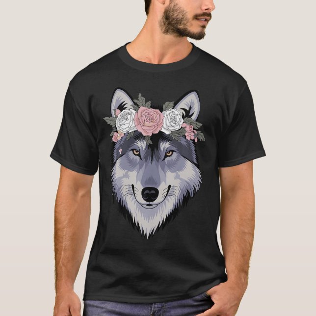 Cool Wolf Wolf Pack Wolf T-Shirt (Front)