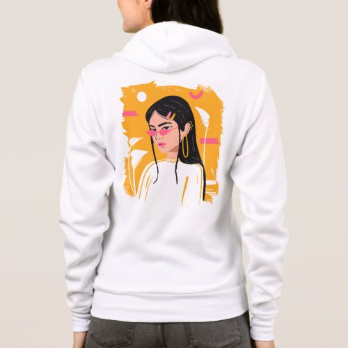 Cool woman design hoodie